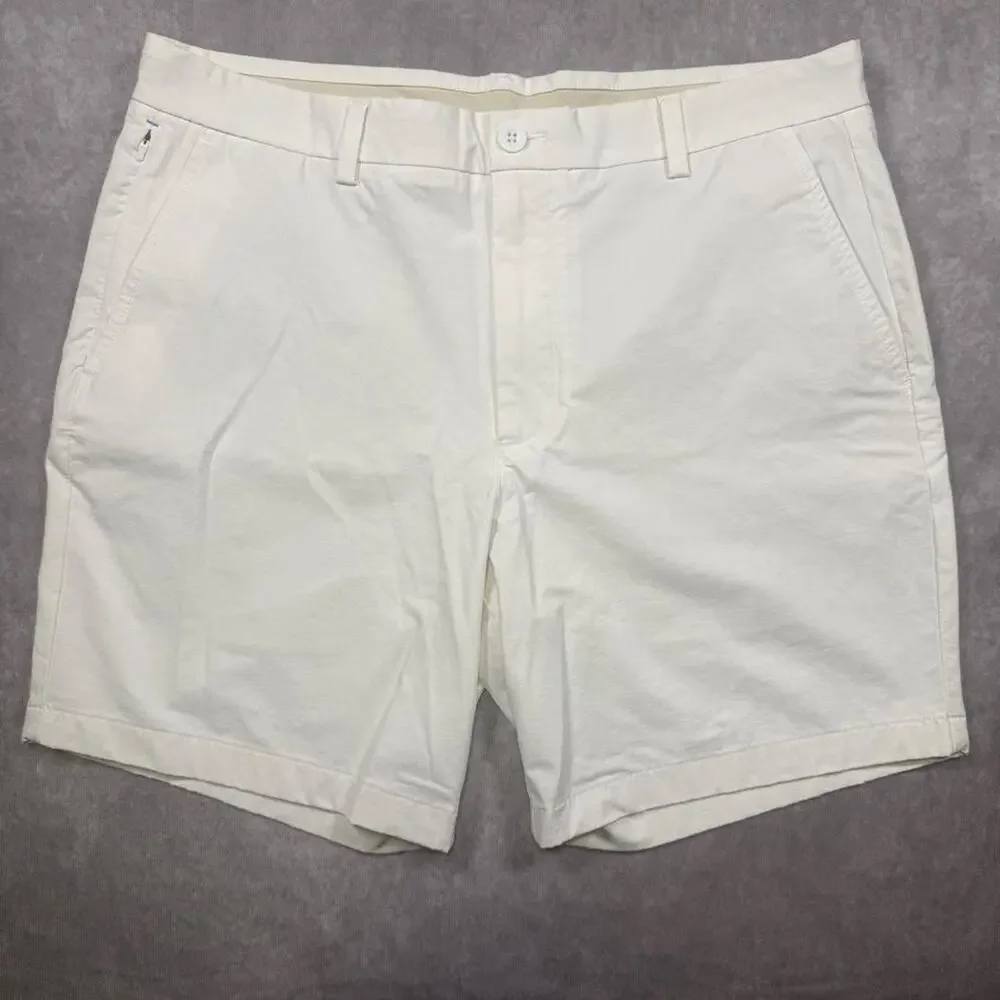 Vineyard Vines Men's 34 On-The-Go Performance Stretch Golf Shorts White